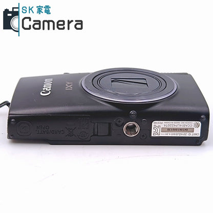 【中古】 Canon IXY 640 ブラック PC2198 電池 充電器付 キャノン コンパクトデジタルカメラ