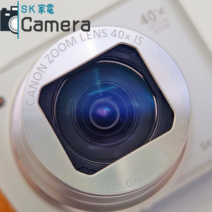 【中古】 Canon PowerShot SX740 HS キャノン パワーショット コンパクトデジタルカメラ 電池 SD64GB 付 美品