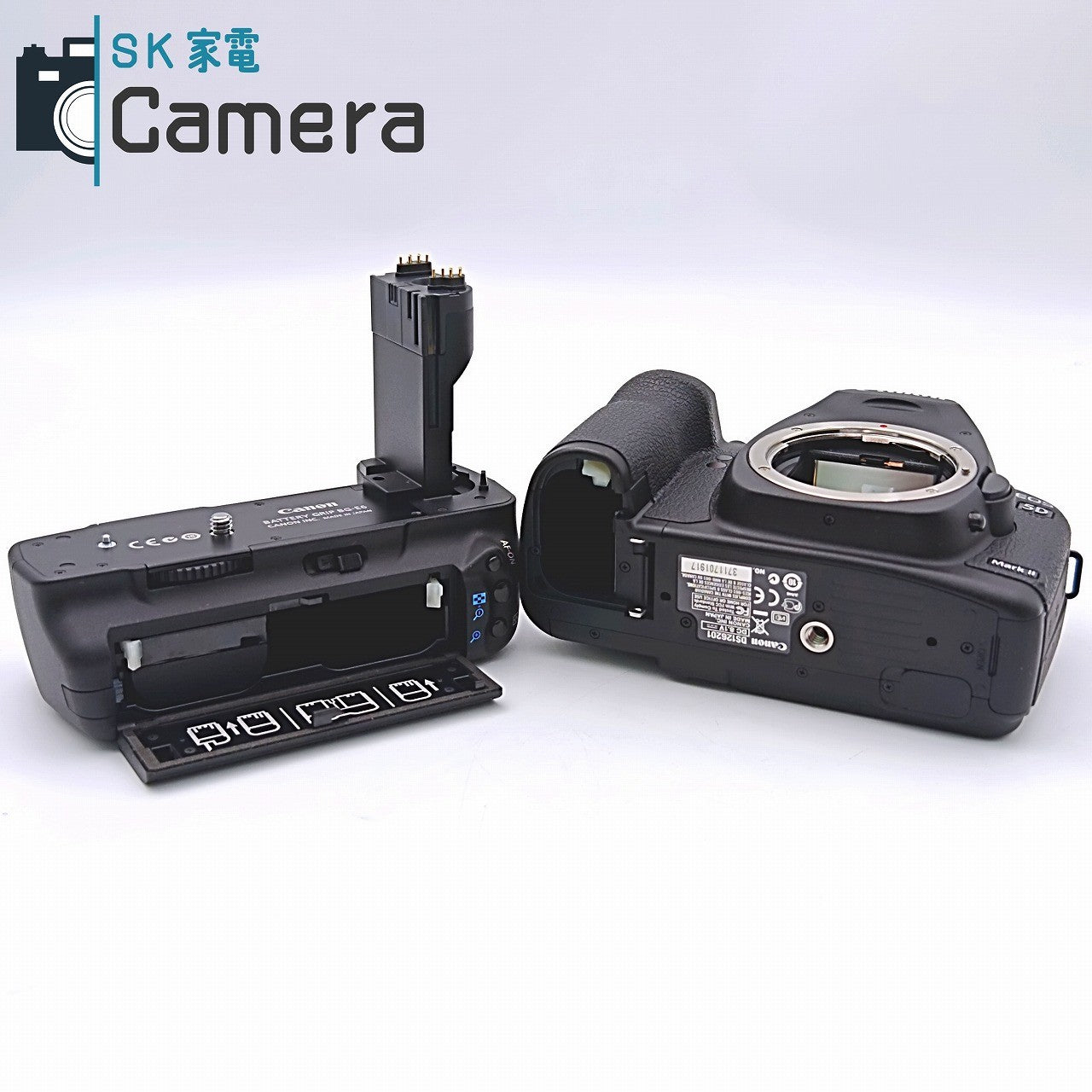 【中古】 Canon EOS 5D Mark II BATTERY GRIP BG-E6 キャノン ショット数約5800回 CF64GB付