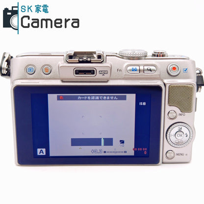 【中古】 OLYMPUS PEN Lite E-PL3 オリンパス ミラーレスデジタルカメラ 手振れOK 電池 充電器付