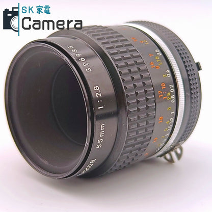 Nikon Micro-NIKKOR 55ｍｍ F2.8 Ai-s ニコン キャップ付 美品