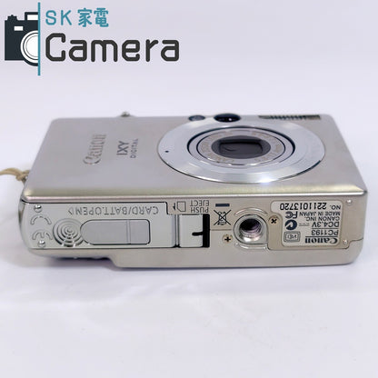 【中古】 Canon IXY DIGITAL 70 キャノン イクシー デジタル 電池 充電器 ケース 付 PC1193 美品