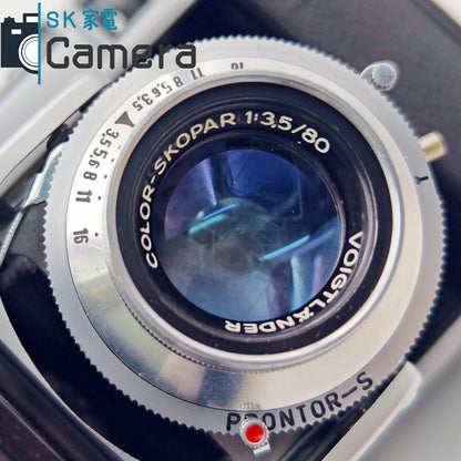 【中古】 Voigtlander PERKEO II COLOR-SKOPAR 80ｍｍ F3.5 フォクトレンダー ペルケオ 2 蛇腹カメラ