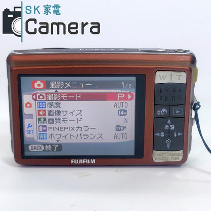【中古】 FUJIFILM FINEPIX Z80 箱 充電器 電池 付 コンパクトデジタルカメラ 富士フィルム 美品