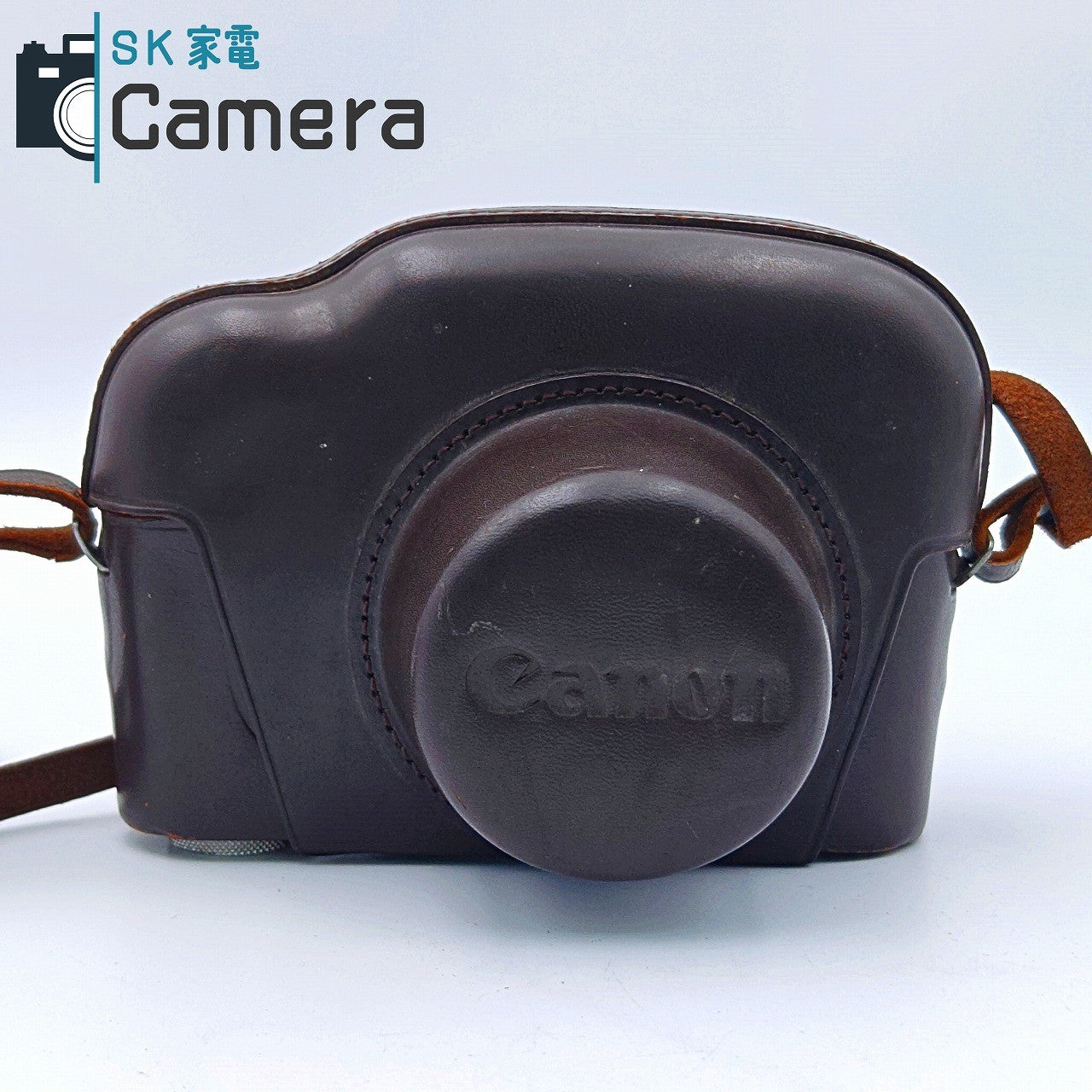 【中古】 Canon P ポピュレール レンジファインダー METER 露出計 革ケース付 キャノン