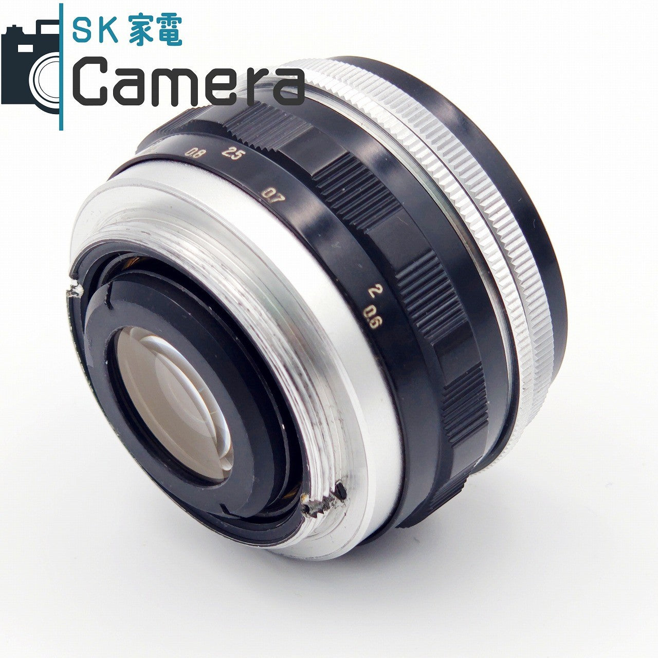 【中古】 Asahi Takumar 58ｍｍ F2 M42 2025年12月清掃済 Kマウントアダプター付 アサヒ ペンタックス タクマ―