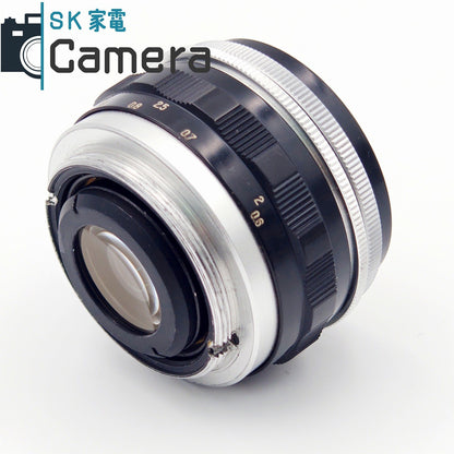 【中古】 Asahi Takumar 58ｍｍ F2 M42 2025年12月清掃済 Kマウントアダプター付 アサヒ ペンタックス タクマ―