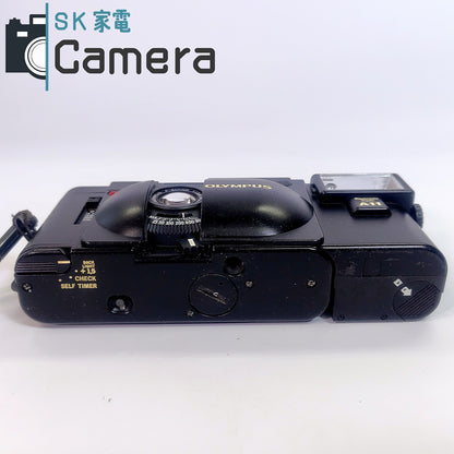 【中古】 OLYMPUS XA F.ZUIKO 35ｍｍ F2.8 Electronic Flash A11 オリンパス フィルムカメラ 箱 説明書付