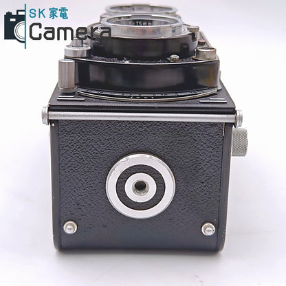 【中古】 MINOLTA AUTOCORD ROKKOR 75ｍｍ F3.5 CHIYODA KOGAKU ミノルタ オートコード キャップ付
