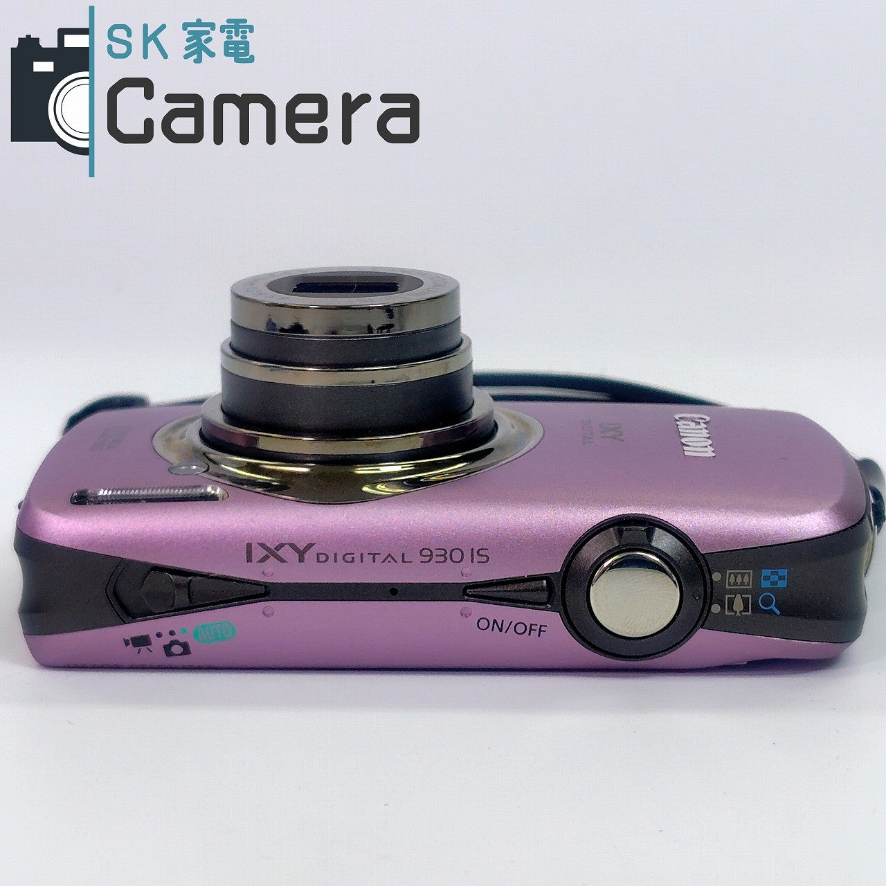 中古】 Canon IXY DIGITAL 930IS PC1437 パープル コンパクトデジタル