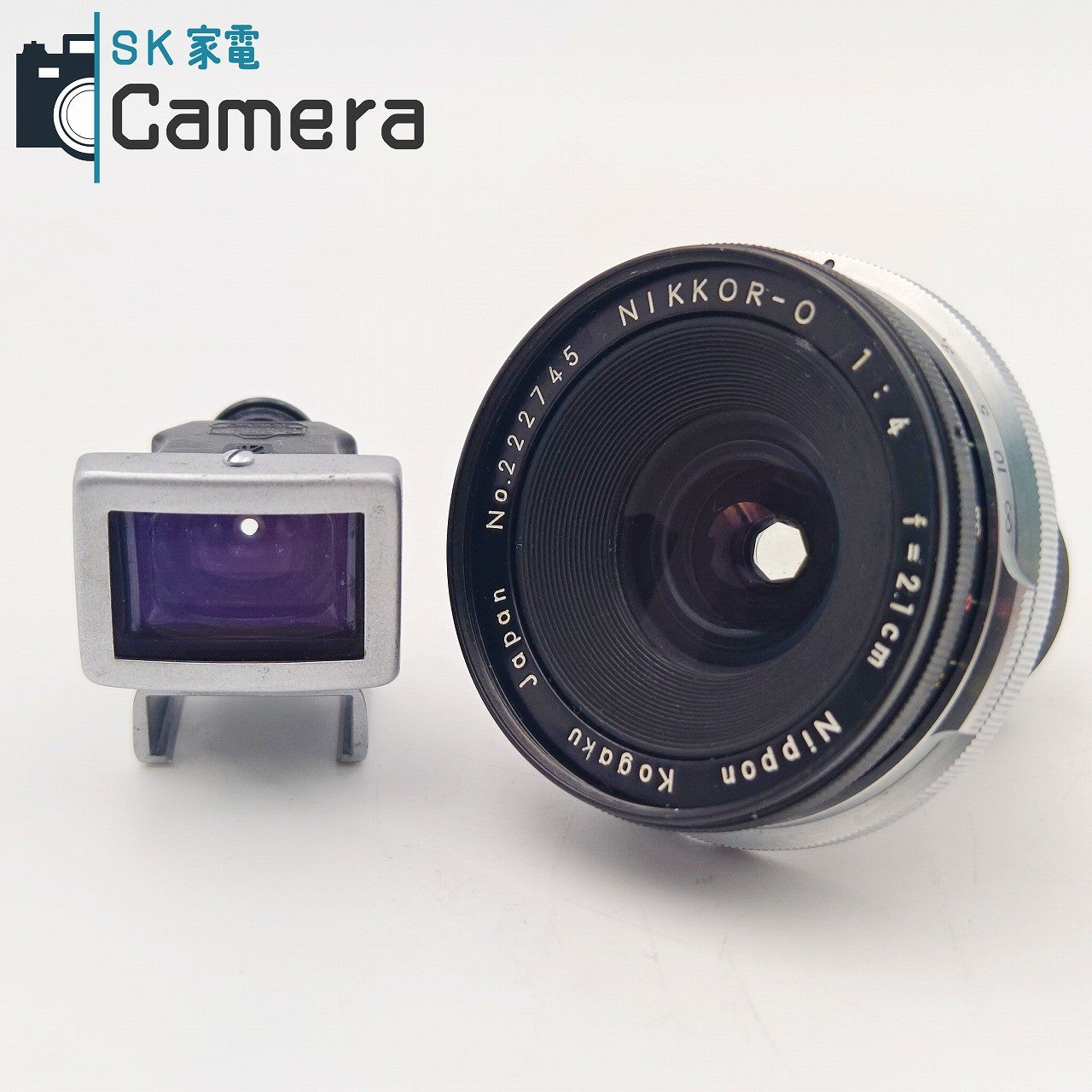 【中古】 NIKON NIKKOR-O 2.1cm F4 21ｍｍ FINDER 希少なリアキャップ付 ニコン