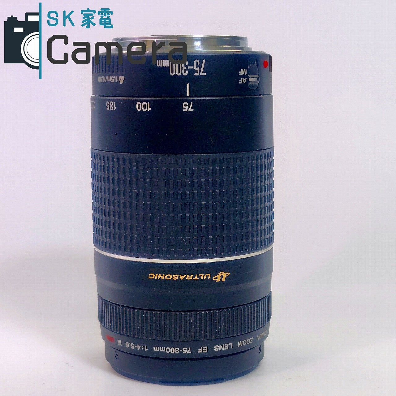 【中古】 Canon EF 75-300ｍｍ F4-5.6 III USM キャノン キャップ フィルター 付
