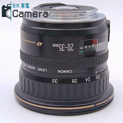 【中古】 Canon EF 20-35ｍｍ F3.5-4.5 USM キャノン キャップ フィルター 付 良
