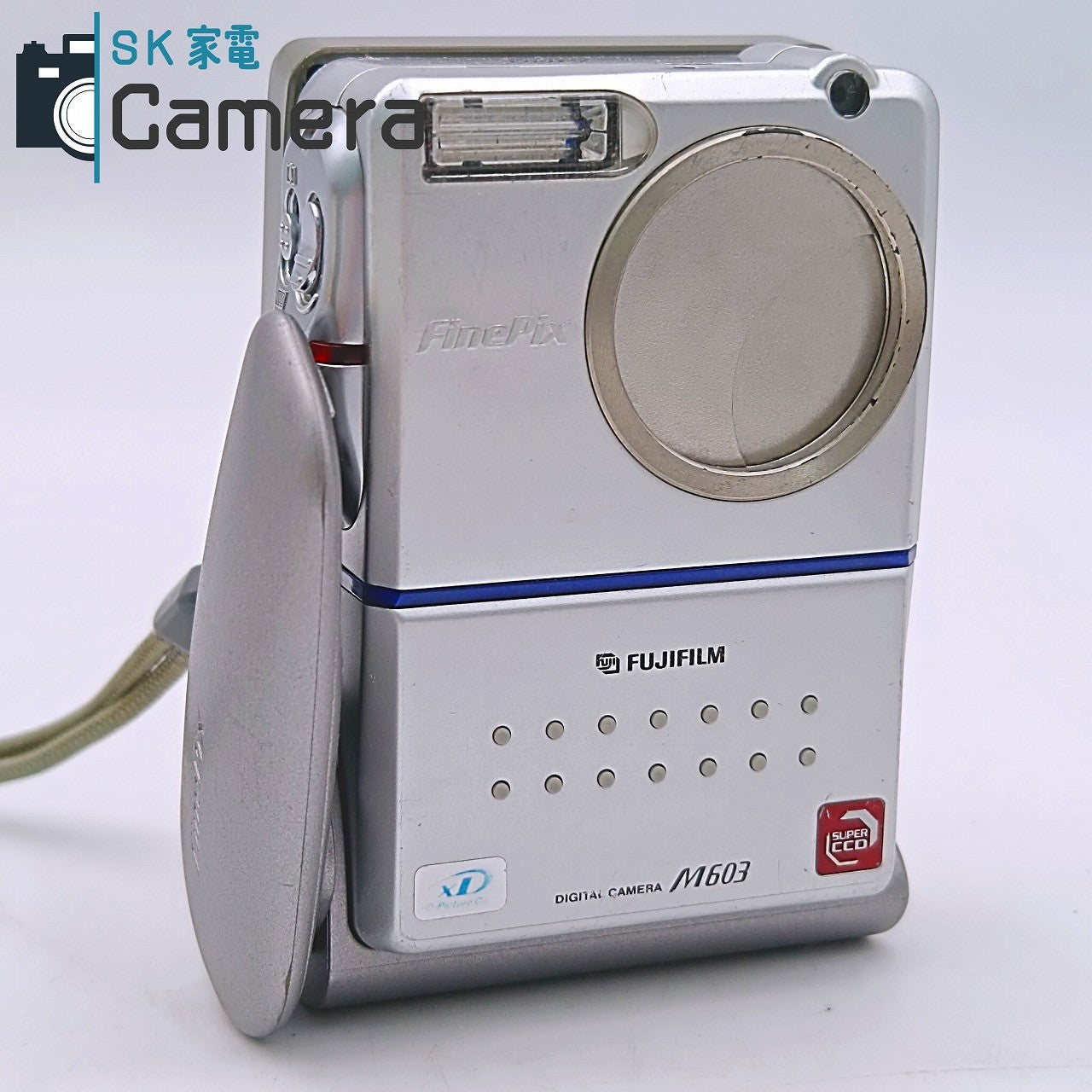 【中古】 FUJIFILM FinePix M603 富士フィルム ファインピクス コンパクトデジタルカメラ 電池 充電器 XDカード グリップ 付