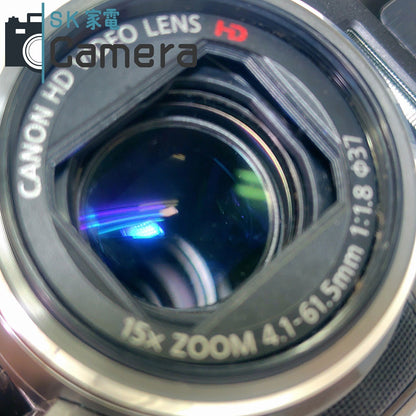 【中古】 Canon iVIS HF-20 デジタルビデオカメラ BP-809 電池付 キャノン HD CMOS 動作確認済