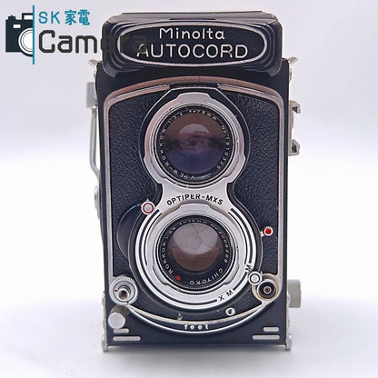 【中古】 MINOLTA AUTOCORD ROKKOR 75ｍｍ F3.5 CHIYODA KOGAKU ミノルタ オートコード キャップ付