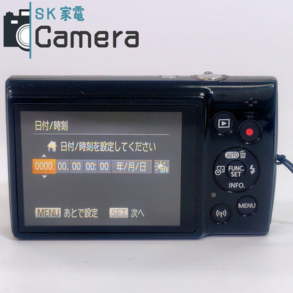 【中古】 Canon IXY 210 ブラック PC2332 キャノン イクシー コンパクトデジタルカメラ ブラック 充電器付