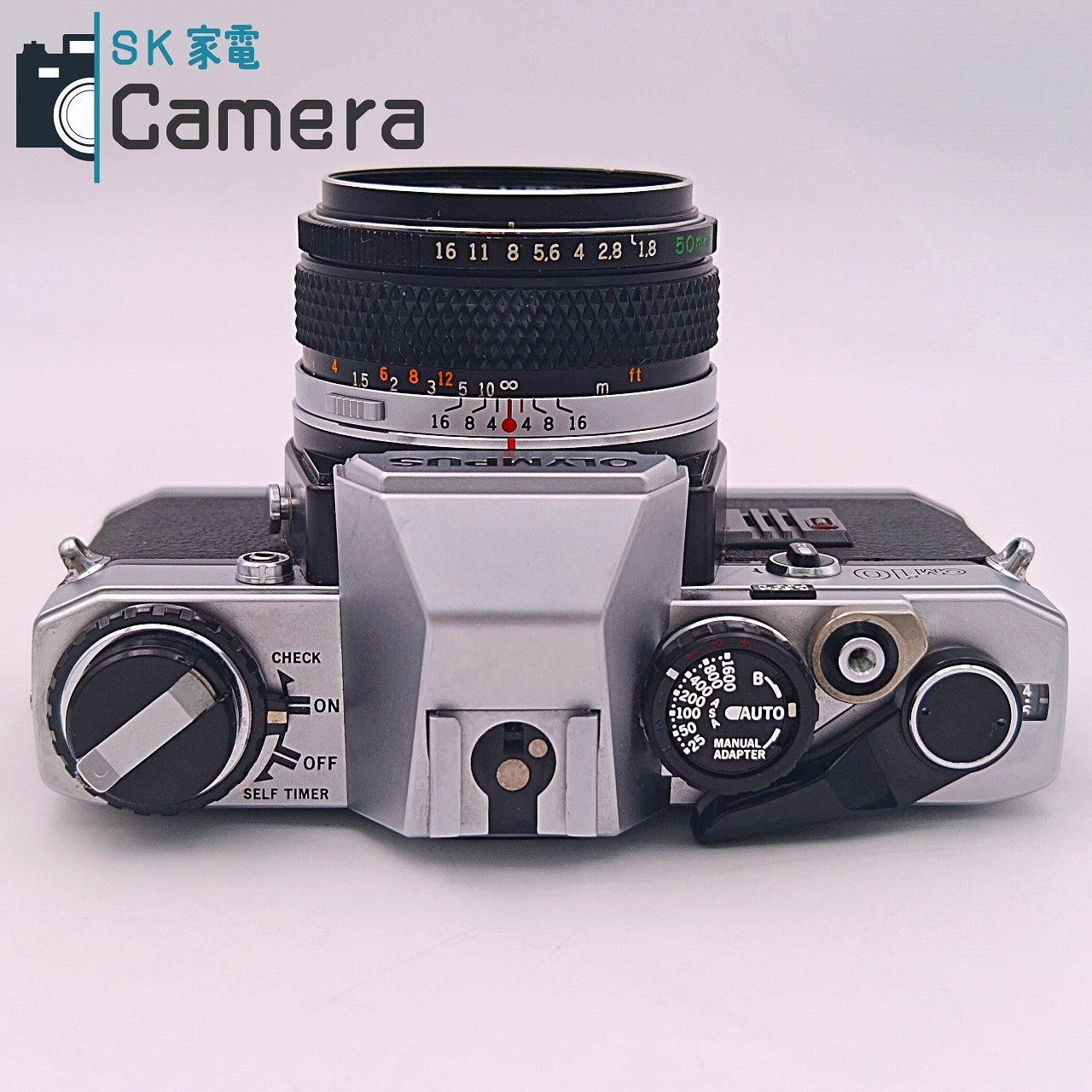 【中古】 OLYMPUS OM10 M-SYSTEM F.ZUIKO AUTO-S 50ｍｍ F1.8 オリンパス シャッター 露出 動作
