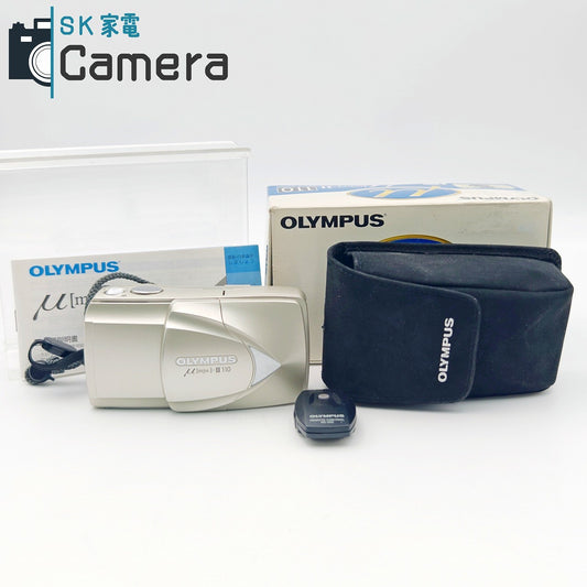 【中古】 OLYMPUS μ [mju:] - II 110 オリンパス ミュー コンパクトフィルムカメラ 美品 μ 2 テスト用フィルムにて確認済