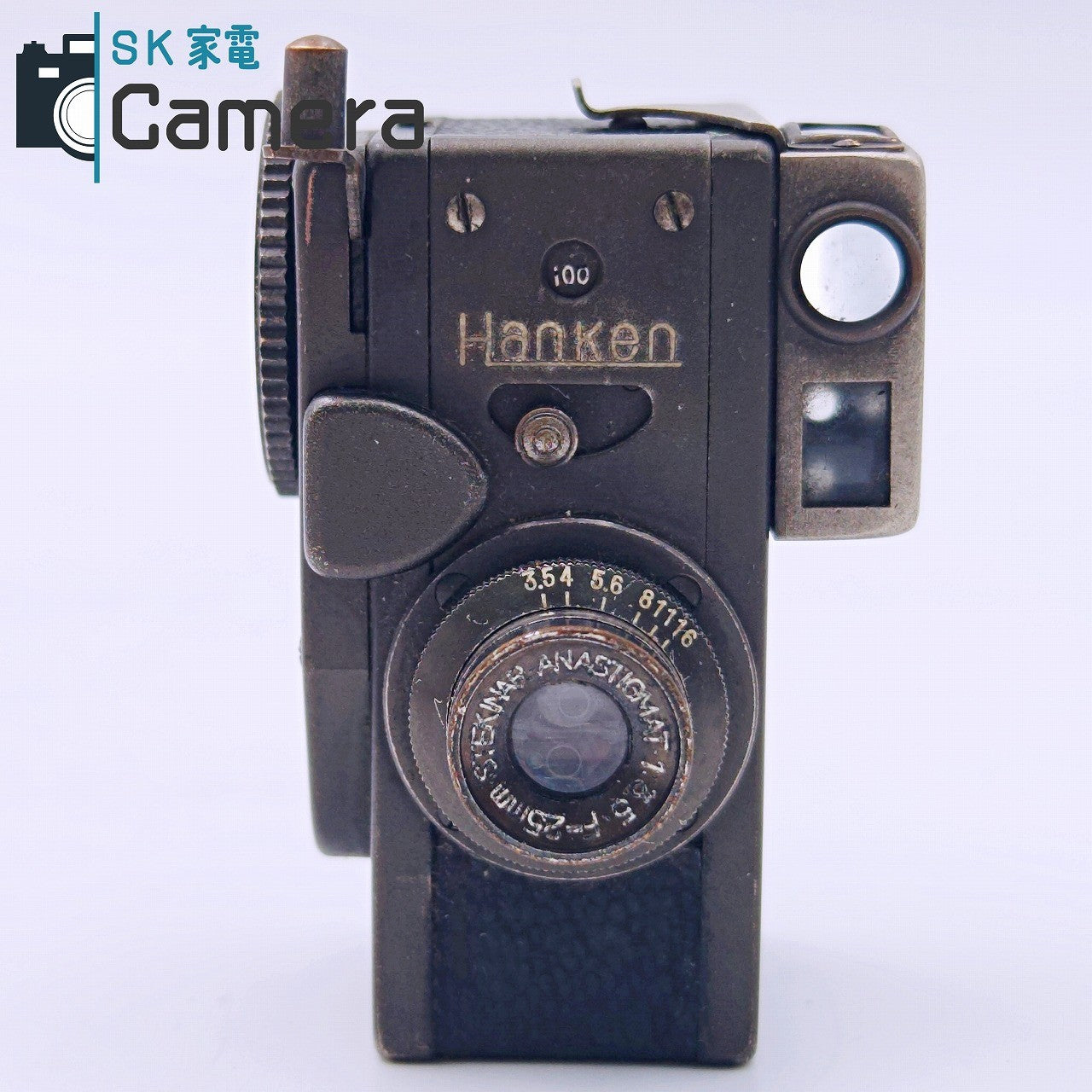 【中古】 RICOH 犯研 SEKINAR 25mm F3.5 16ｍｍ フィルムカメラ ハンケン シャッター カウンター 動作