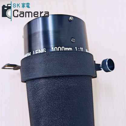 【中古】 Canon 1000ｍｍ F11 ベローズ R フード キャップ ケース ガイドブック 当時物保証書・シリカゲル 付 キャノン 光学良 希少品
