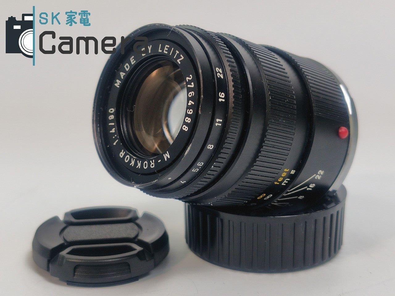 【中古】 MINOLTA M-ROKKOR 90ｍｍ F4 2024年12月清掃 Leitz Mマウント ミノルタ キャップ付き