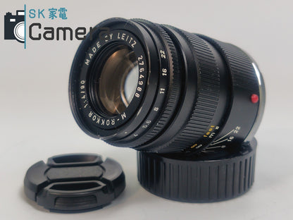 【中古】 MINOLTA M-ROKKOR 90ｍｍ F4 2024年12月清掃 Leitz Mマウント ミノルタ キャップ付き
