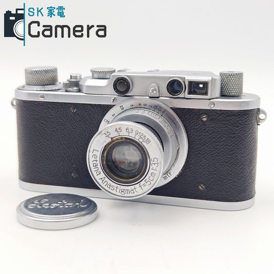 【中古】 Showa Kogaku Leotax SPECIAL A + Letana Anastigmat 5cm F3.5 L39 キャップ付 レオタックス レタナ