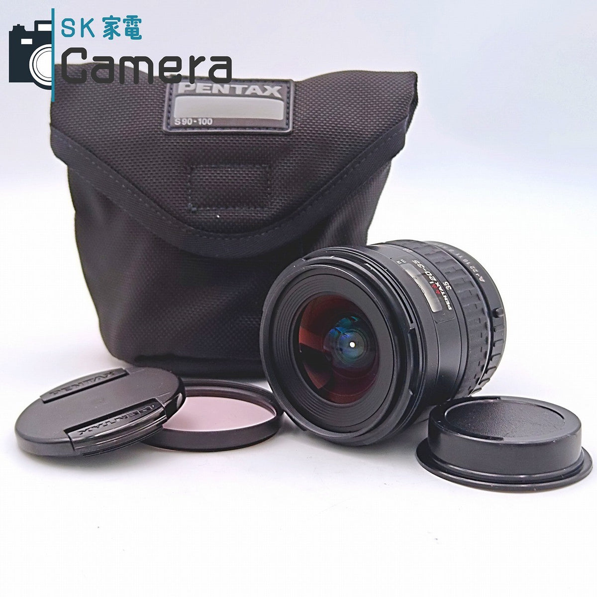 【中古】 PENTAX SMC PENTAX-FA 20-35ｍｍ F4 ペンタックス キャップ フィルター ソフトケース付