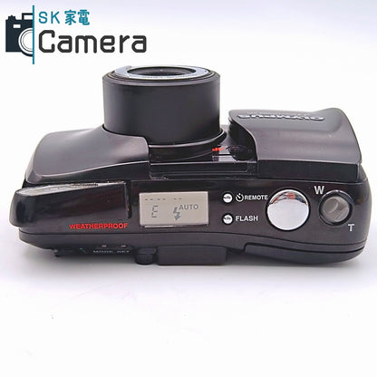 【中古】 OLYMPUS μ [mju:] - ZOOM 105 38-105ｍｍ オリンパス ミュー コンパクトフィルムカメラ ブラック