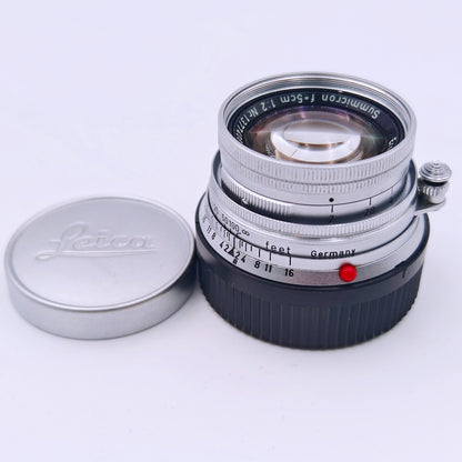 【中古】 Leitz Summicron 5cm F2 Mマウント ライツ ズミクロン Leica