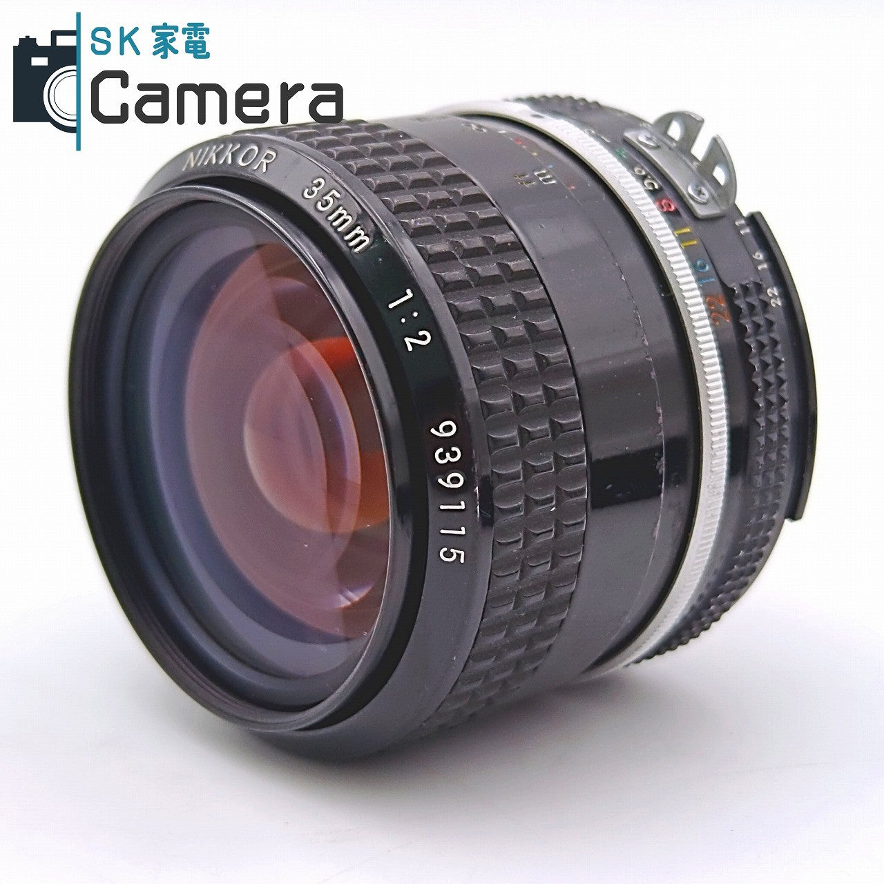 【中古】 Nikon Nikkor 35ｍｍ F2 Ai HN-3 L1Bc フード フィルター 付 ニコン
