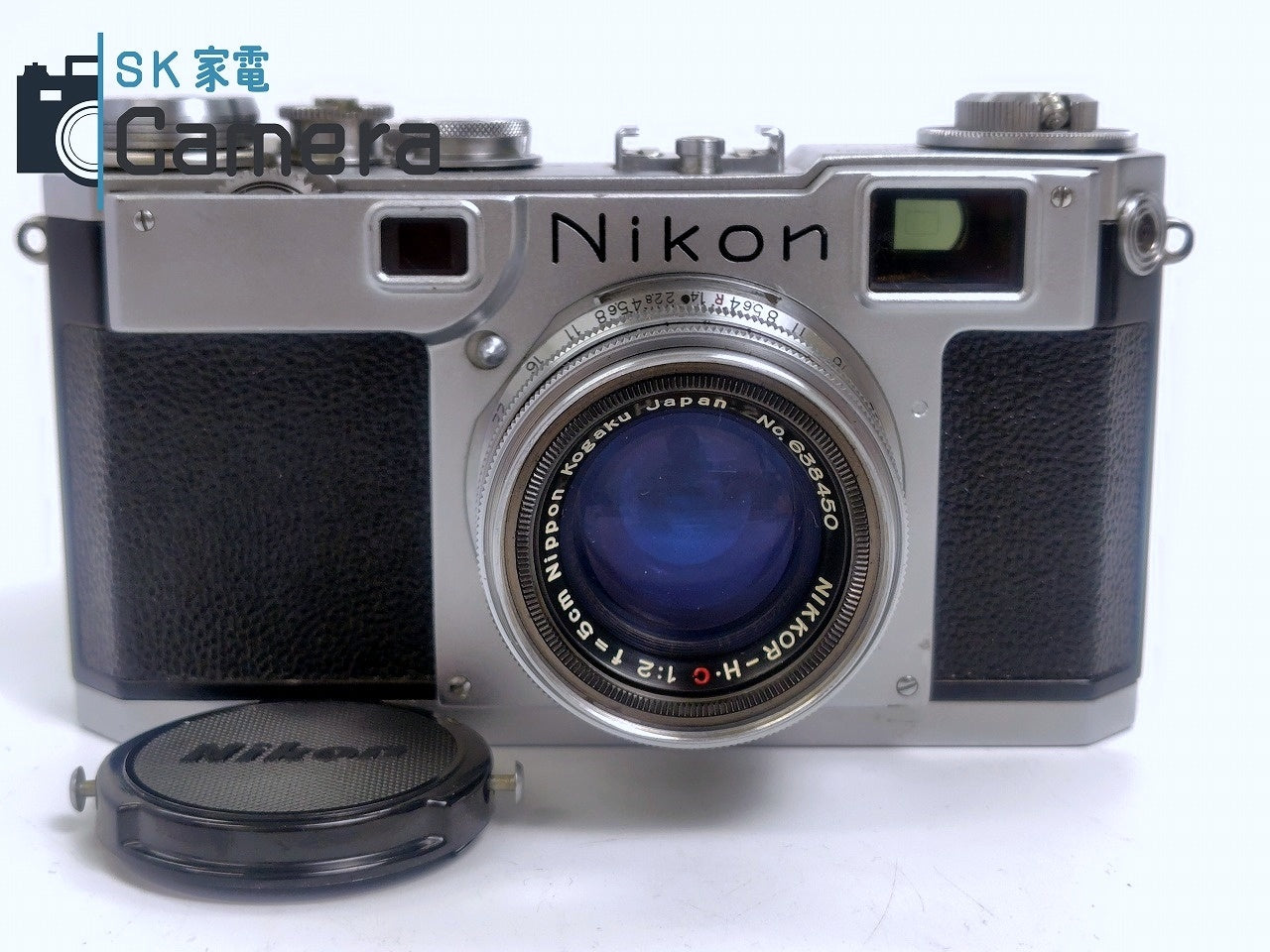 【中古】 Nikon S2 前期 + NIKKOR-H・C 5cm F2 ニコン レンジファインダー