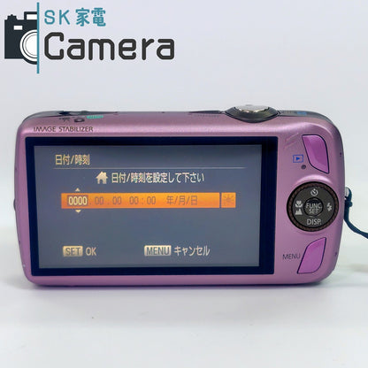 【中古】 Canon IXY DIGITAL 930IS PC1437 パープル コンパクトデジタルカメラ キャノン イクシー 930 IS 美品