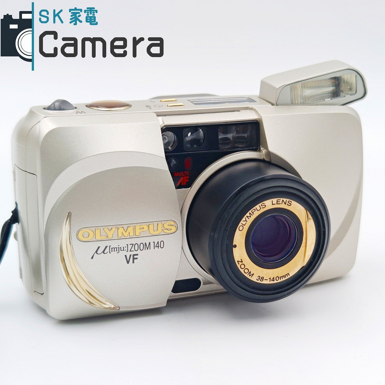 【中古】 OLYMPUS μ [mju:] ZOOM 140 VF 38-140ｍｍ オリンパス ミュー ケース付 美品