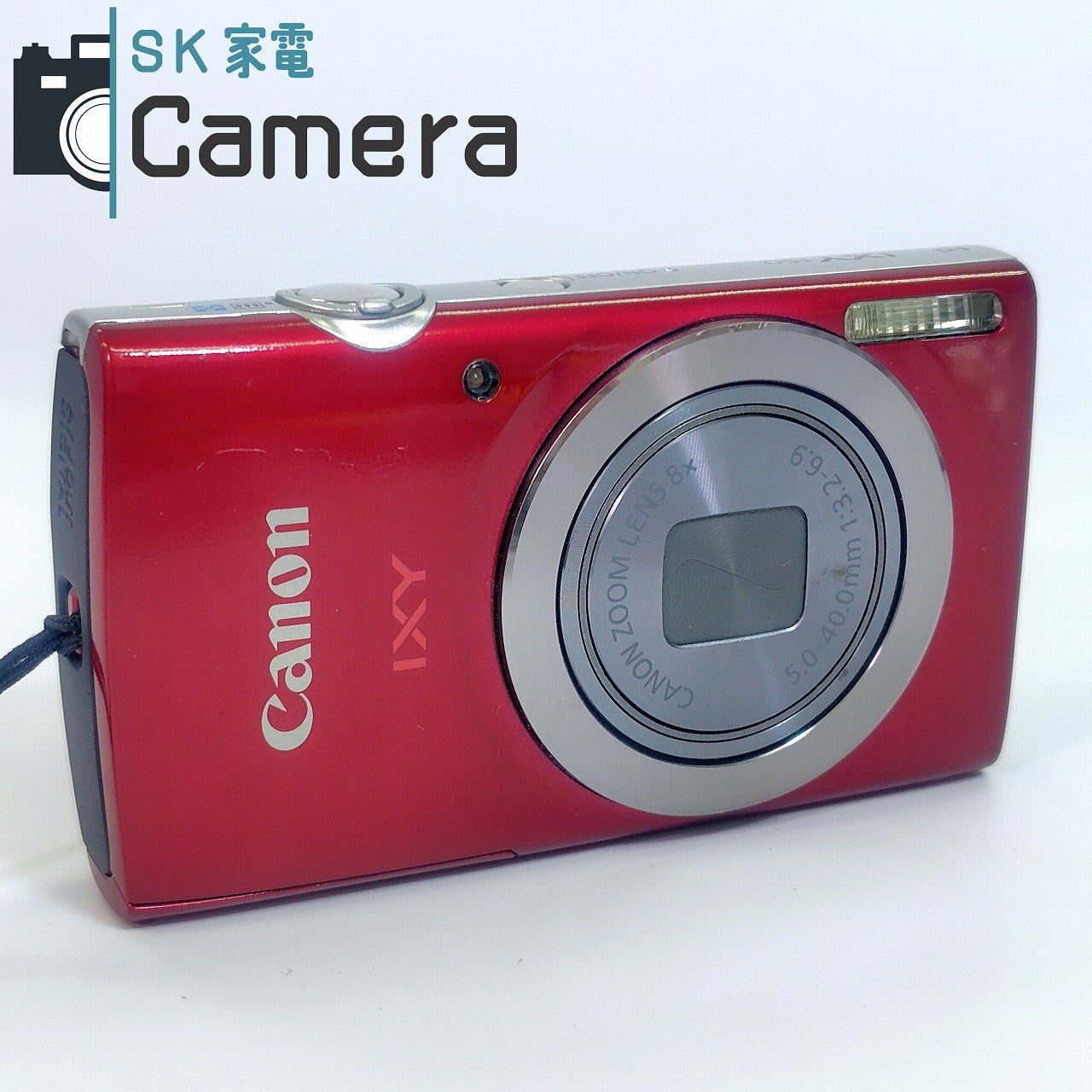 【中古】 Canon IXY 150 キャノン イクシー レッド PC2197 コンパクトデジタルカメラ IXY150