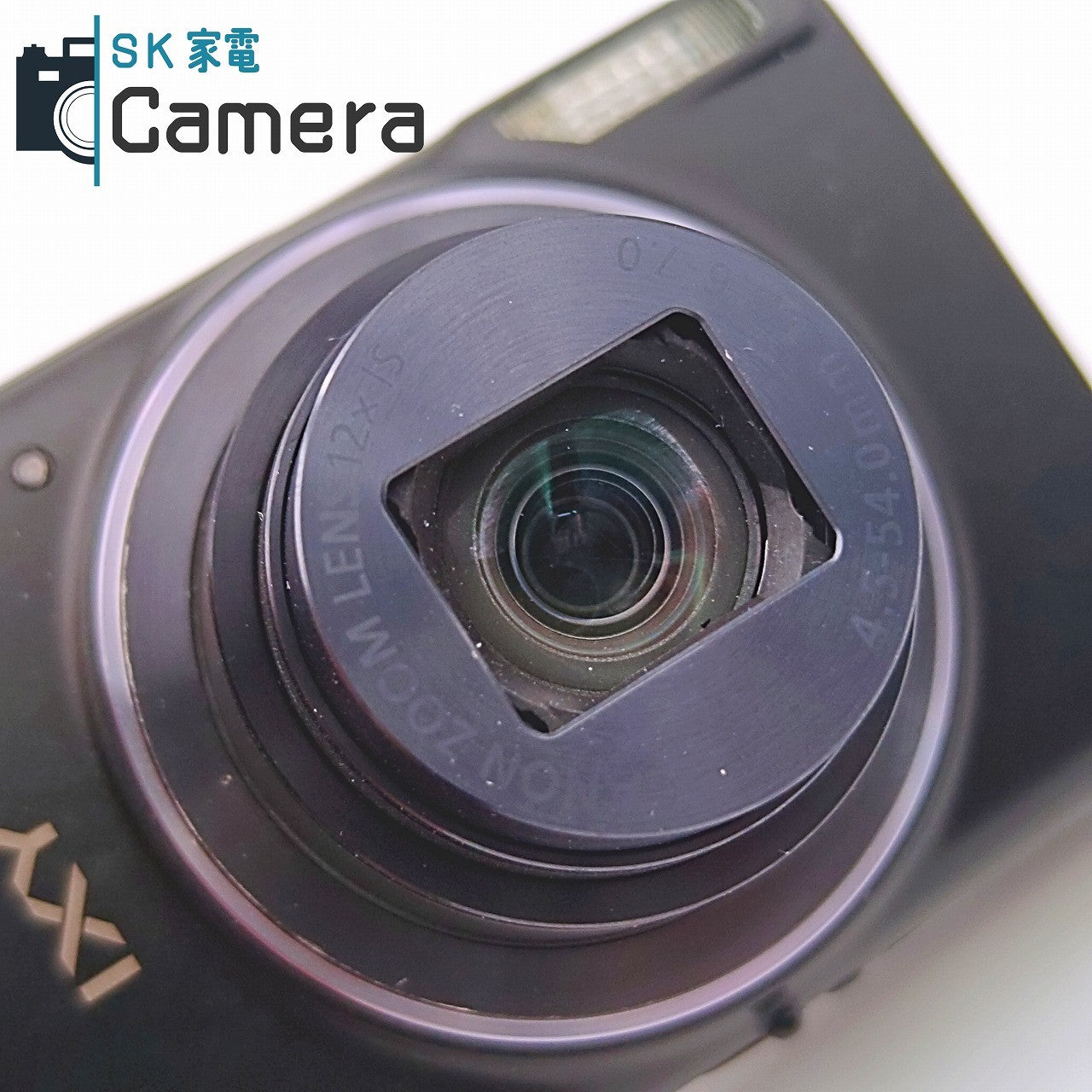 【中古】 Canon IXY 640 ブラック PC2198 電池 充電器付 キャノン コンパクトデジタルカメラ