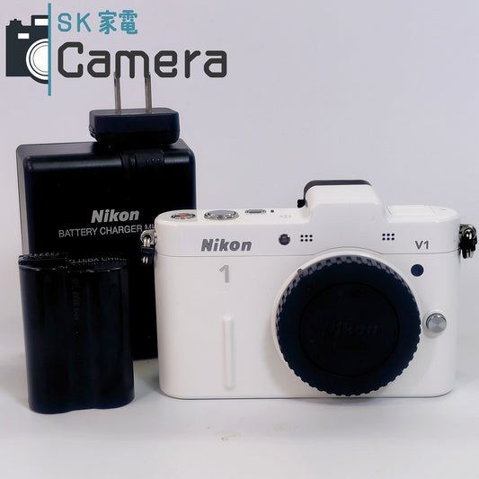 【中古】 Nikon1 V1 ニコン 1 ミラーレス ホワイト 美品