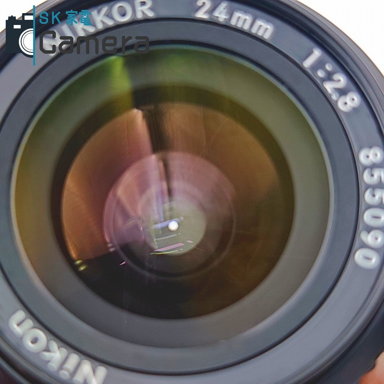 【中古】 Nikon NIKKOR 24ｍｍ F2.8 Ai-s SIC 箱付 シリアル一致 ニコン