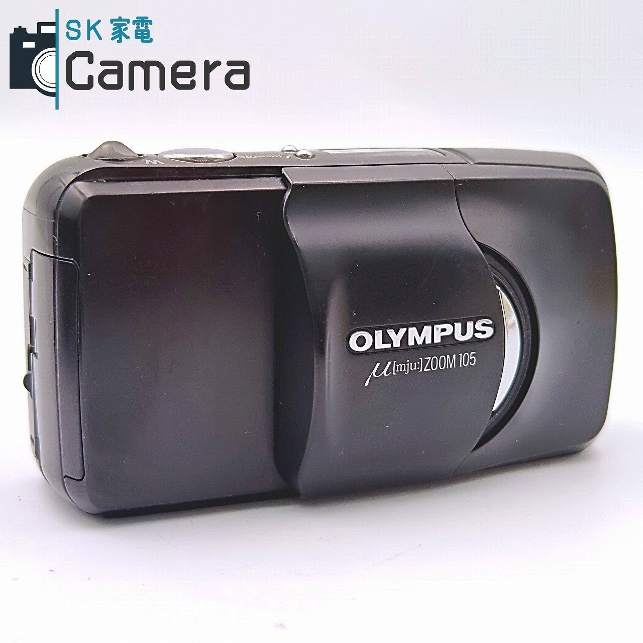 【中古】 OLYMPUS μ [mju:] - ZOOM 105 38-105ｍｍ オリンパス ミュー コンパクトフィルムカメラ ブラック