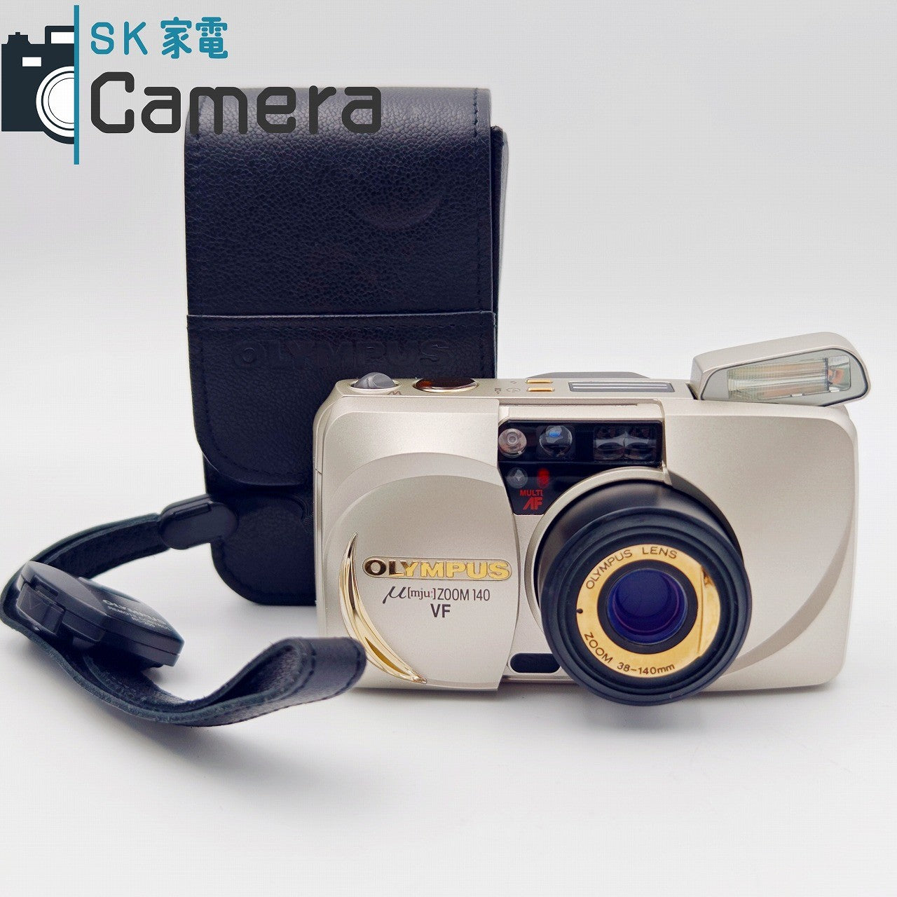 【中古】 OLYMPUS μ [mju:] ZOOM 140 VF 38-140ｍｍ オリンパス ミュー ケース付 美品