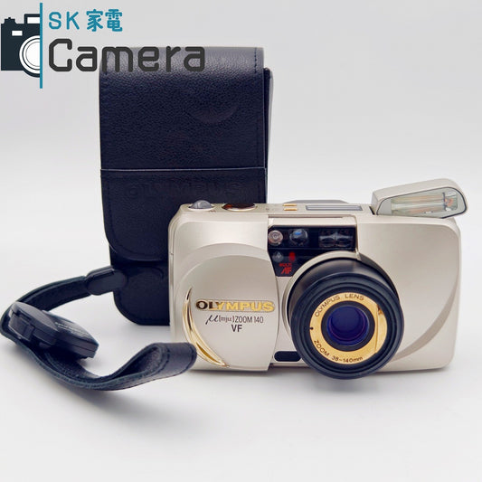 【中古】 OLYMPUS μ [mju:] ZOOM 140 VF 38-140ｍｍ オリンパス ミュー ケース付 美品