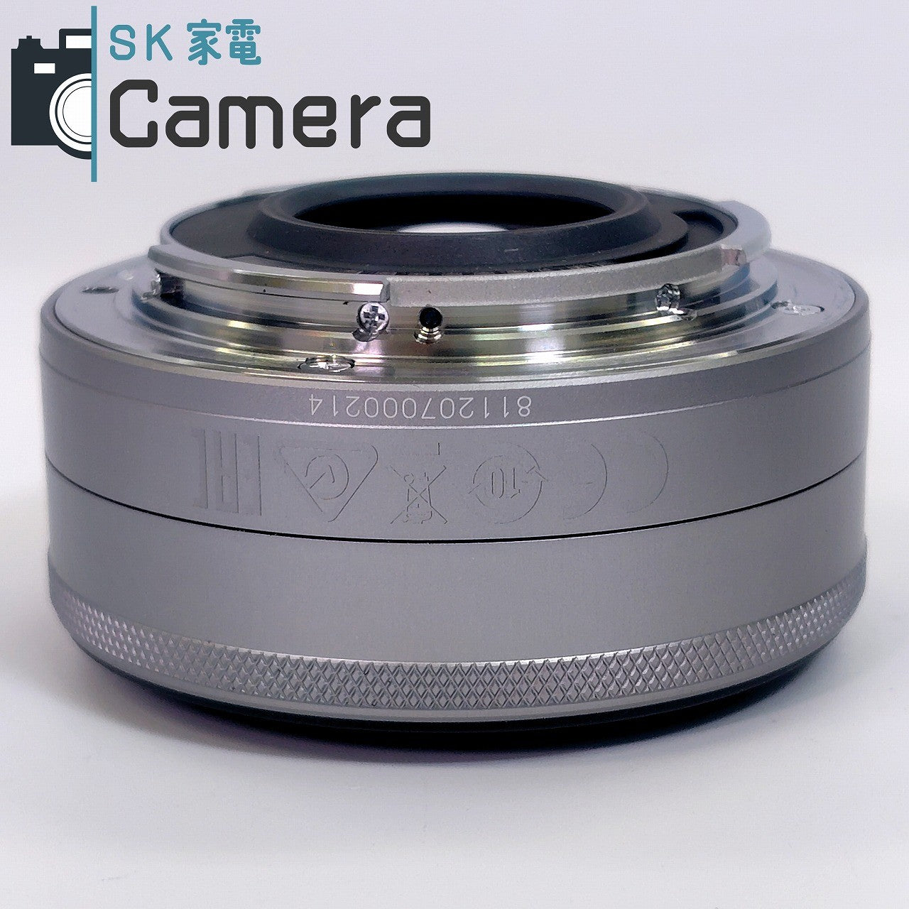 【中古】 Canon EF-M 22ｍｍ F2 STM キャノン キャップ付 美品