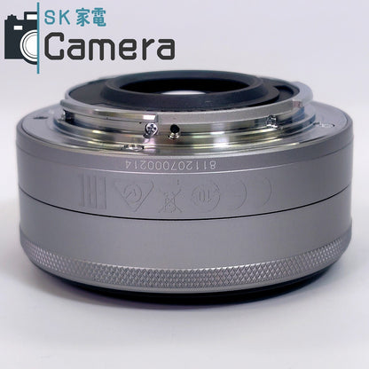 【中古】 Canon EF-M 22ｍｍ F2 STM キャノン キャップ付 美品