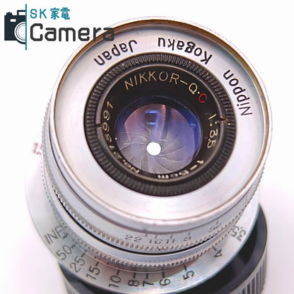 Nikon NIKKOR-Q・C 5cm F3.5 L39 Nippon Kogaku ニコン 並