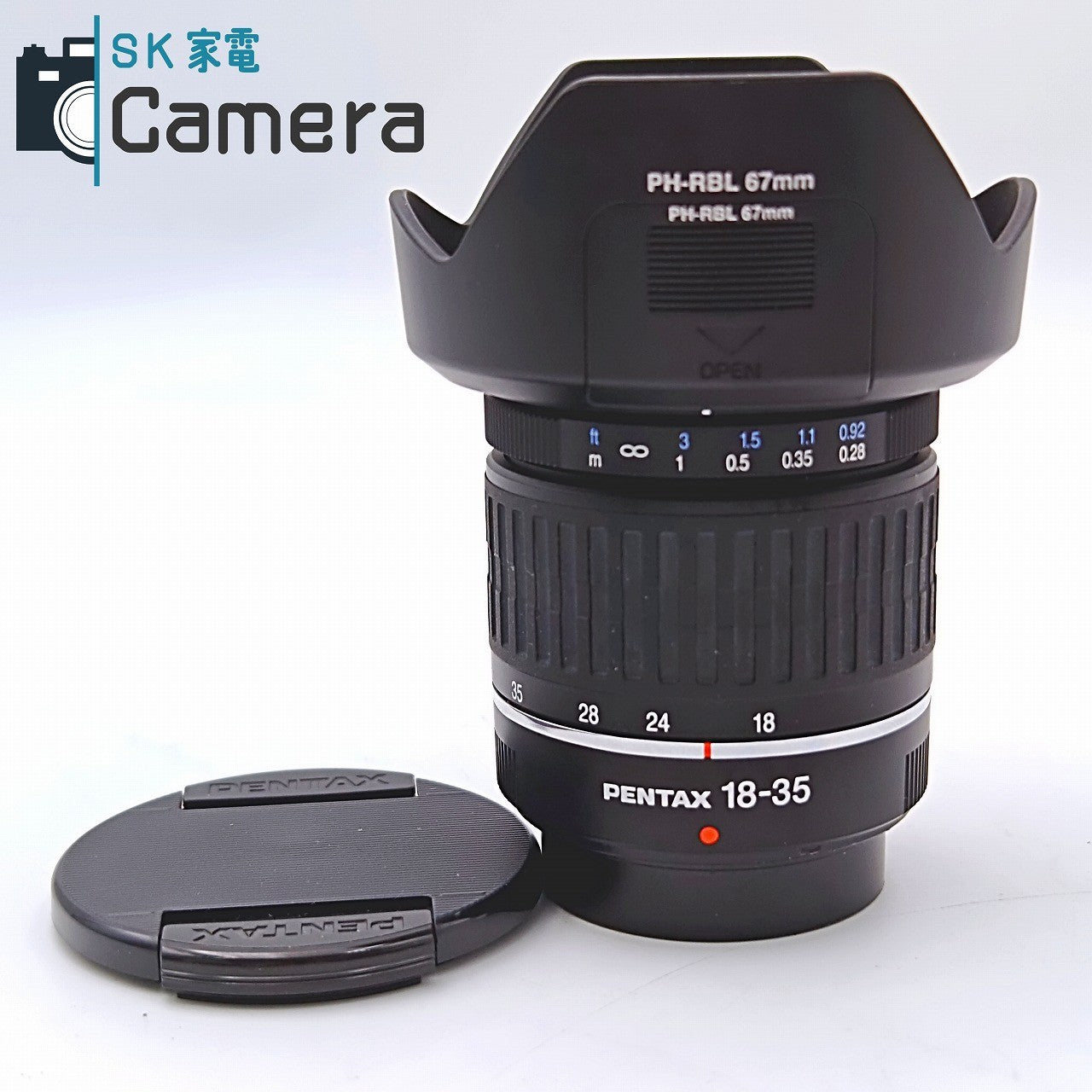【中古】 PENTAX SMC PENTAX-FAJ 18-35ｍｍ F4-5.6 AL PH-RBL フード付き ペンタックス