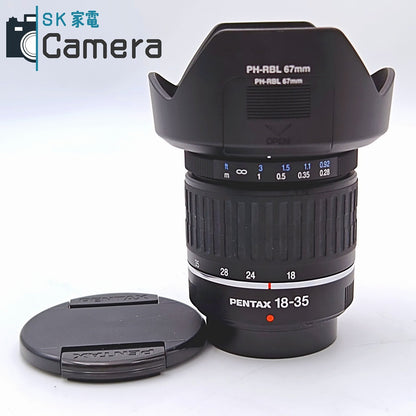【中古】 PENTAX SMC PENTAX-FAJ 18-35ｍｍ F4-5.6 AL PH-RBL フード付き ペンタックス