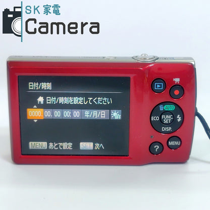 【中古】 Canon IXY 150 キャノン イクシー レッド PC2197 コンパクトデジタルカメラ IXY150