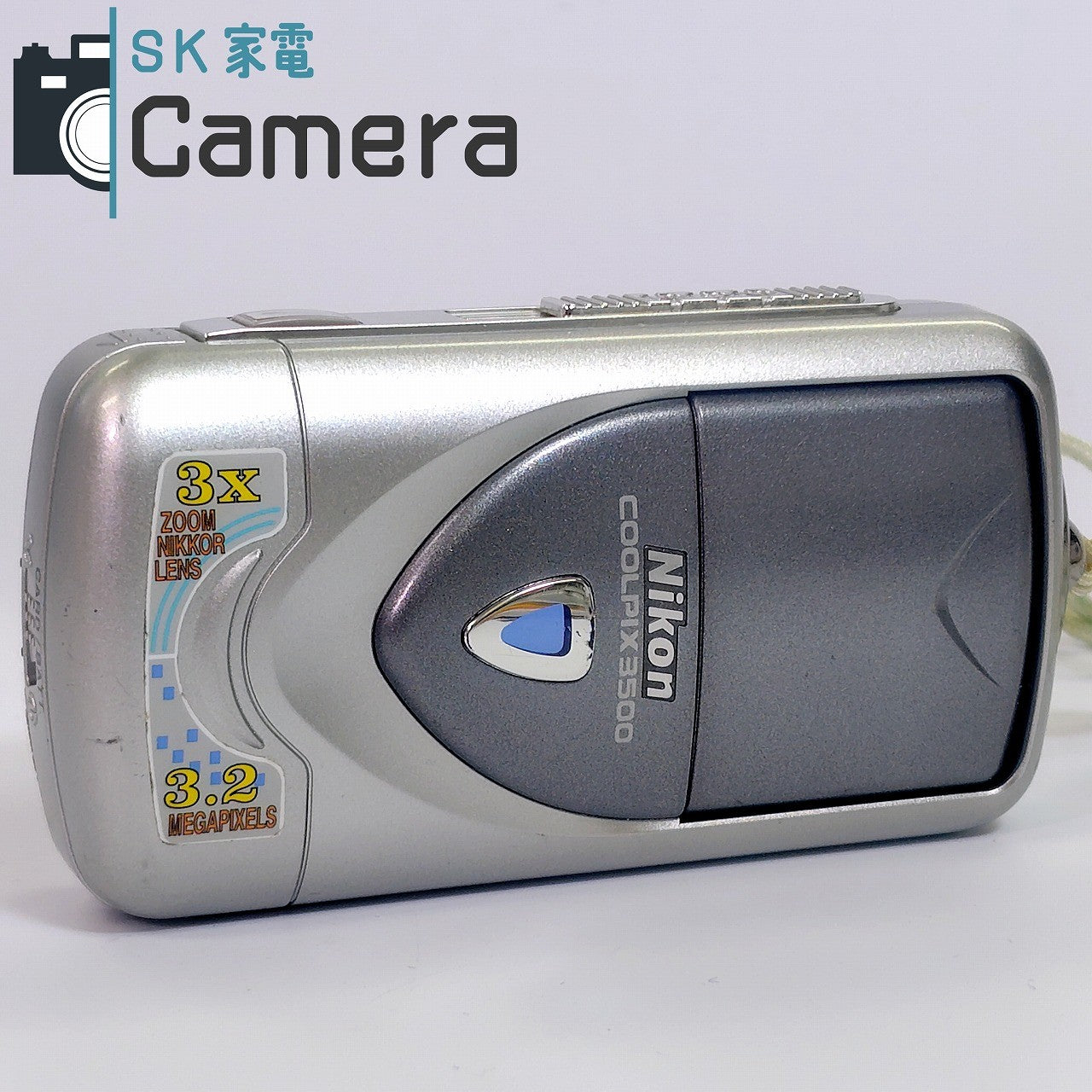 【中古】 Nikon COOLPIX 3500 ニコン クールピクス コンパクトデジタルカメラ 箱 充電器 CF16MB 付