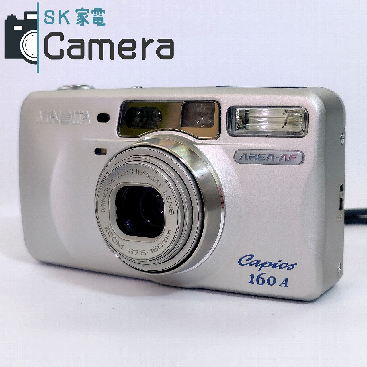 【中古】 MINOLTA Capios 160A コンパクトフィルムカメラ テスト用フィルムにて確認済 ミノルタ カピオス